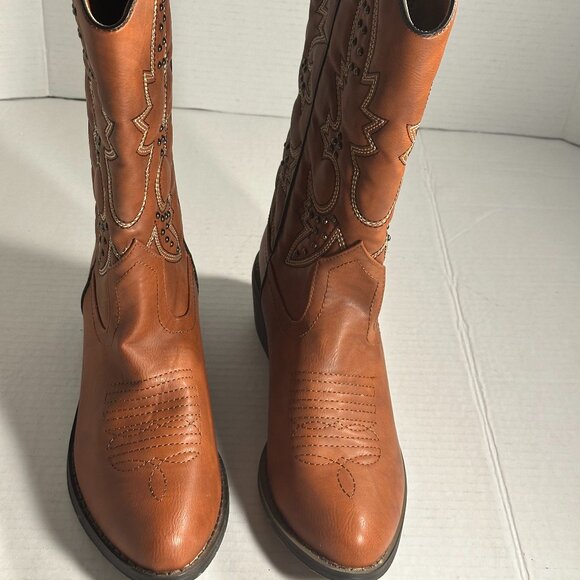 Women's Size 7.5 Brown Boots New - Picture 7 of 15